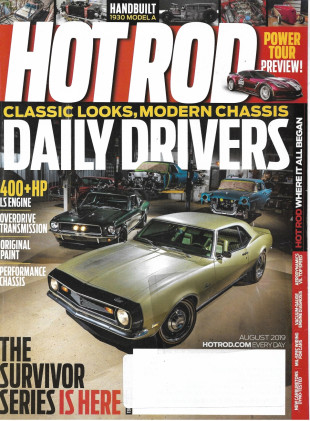 HOT ROD 2019 AUG - DAILY DRIVERS, HANDBUILT '30 MODEL A, TOM NELSON, FST CARBS
